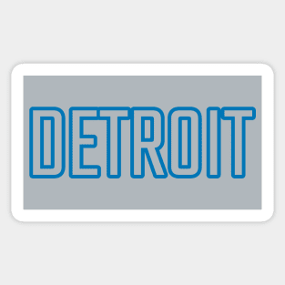 Detroit Lions Colors BACK PRINT Sticker